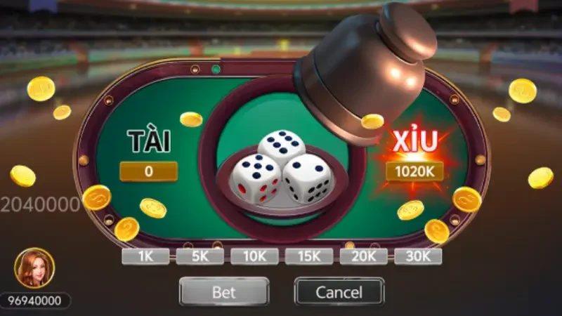 Các loại hình đặt cược phổ biến trong tài xỉu online